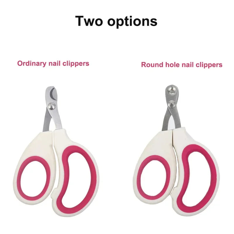 Professional Cat Nail Clippers Stainless Steel Pet Grooming Trimmer for Small Cats Dogs Puppies