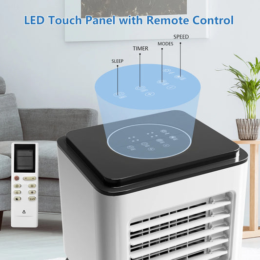 8000 BTU Portable Air Conditioner with Dehumidifier
