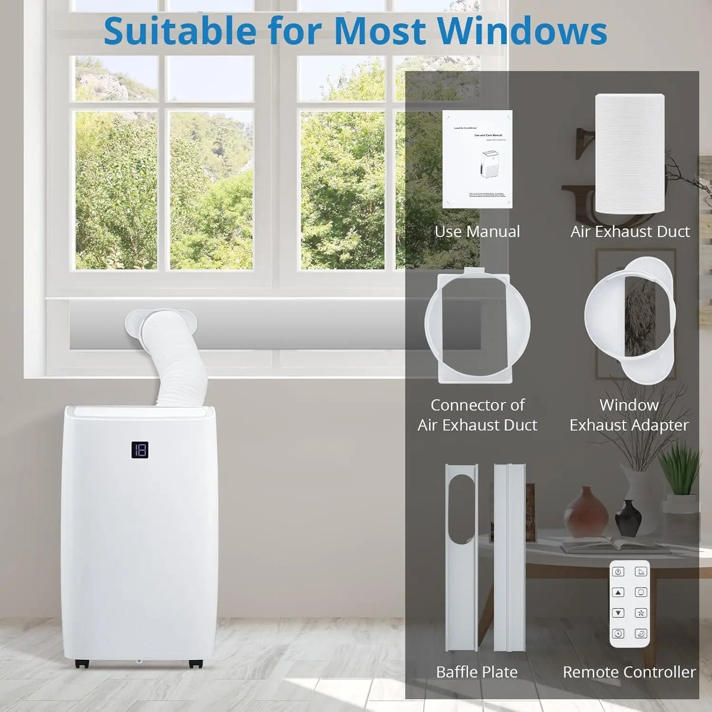 14,000 BTU Smart Portable Air Conditioner