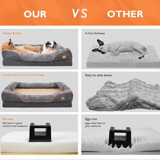 Large Soft Warm Waterproof Dog Bed
