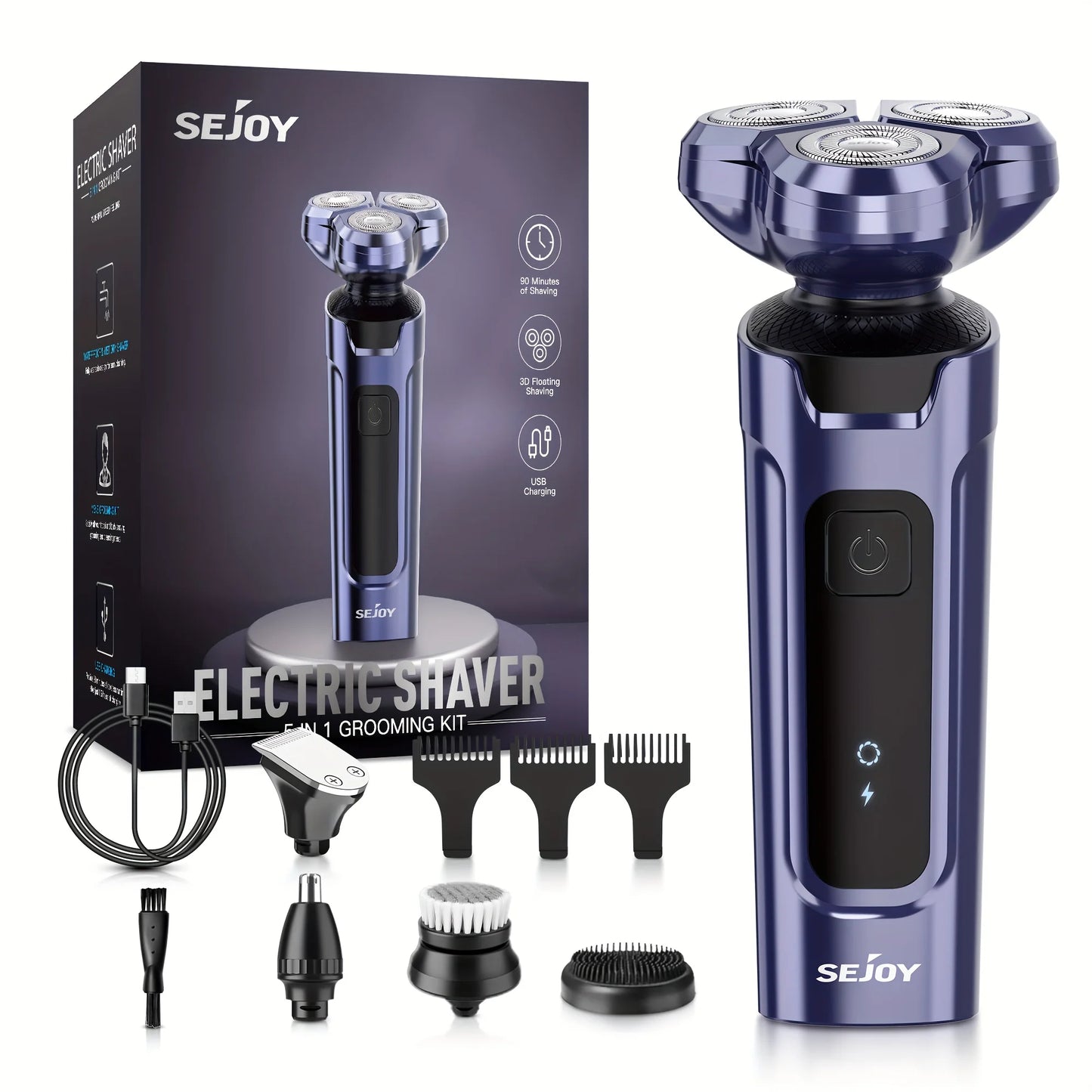 SEJOY 5-in-1 Electric Hair Trimmer Set