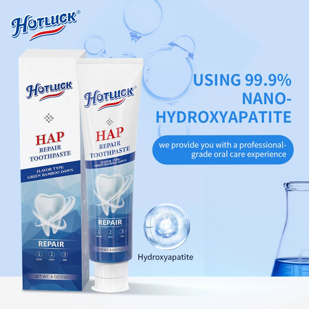 Hotluck Fluoride Free Hydroxyapatite Toothpaste Sensitive Whitening