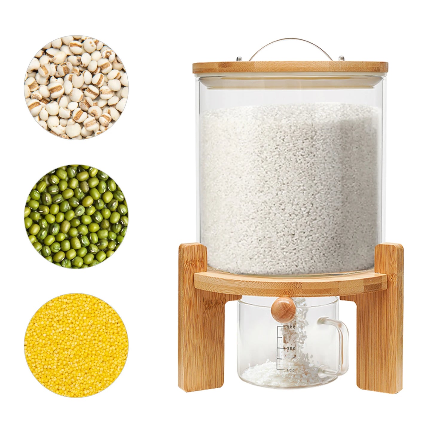 5L Cereal Dispenser for Pantry Storage