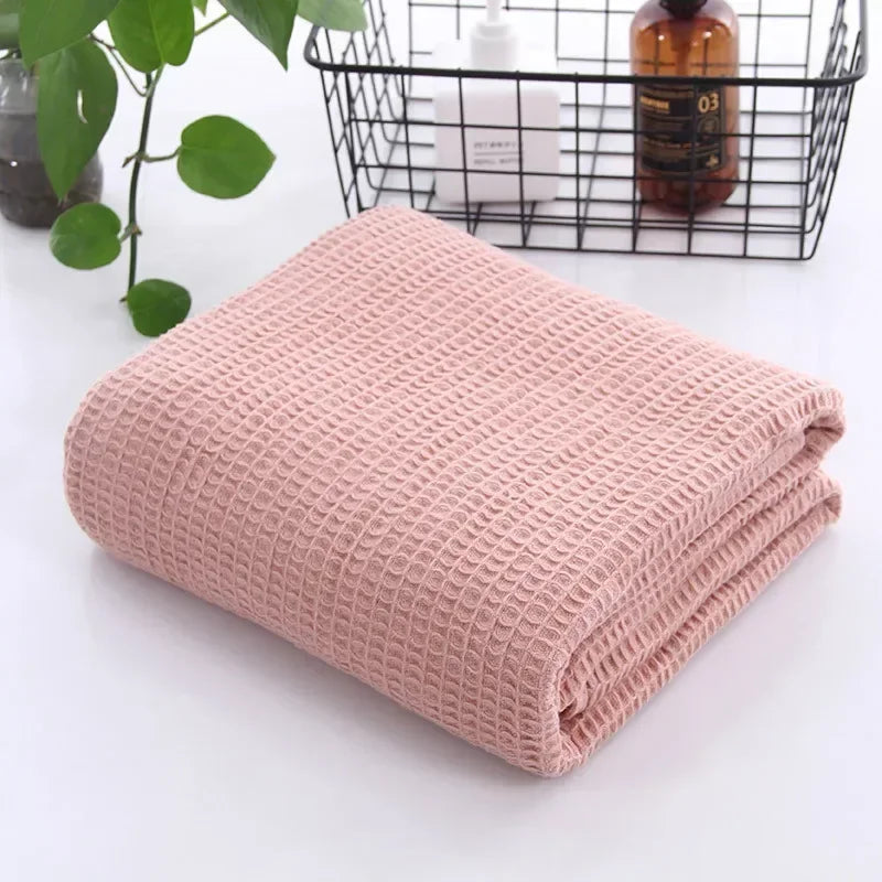 Cotton Beehive Lightweight Breathable Air Conditioning Blanket