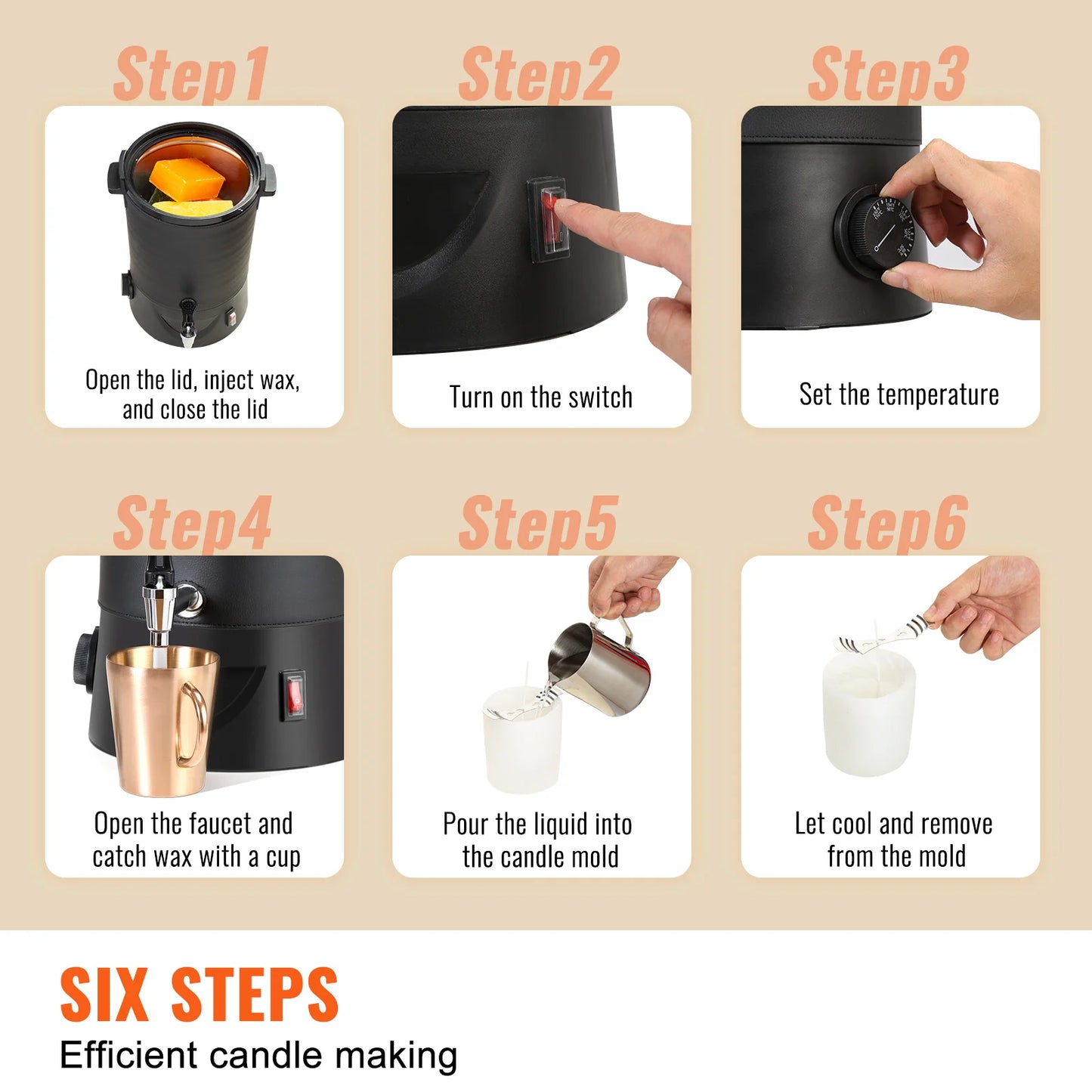 Electric Wax Melter for Candle Making