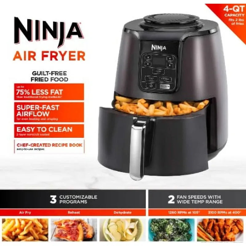 Ninja 4Qt Air Fryer with Crisper Plate