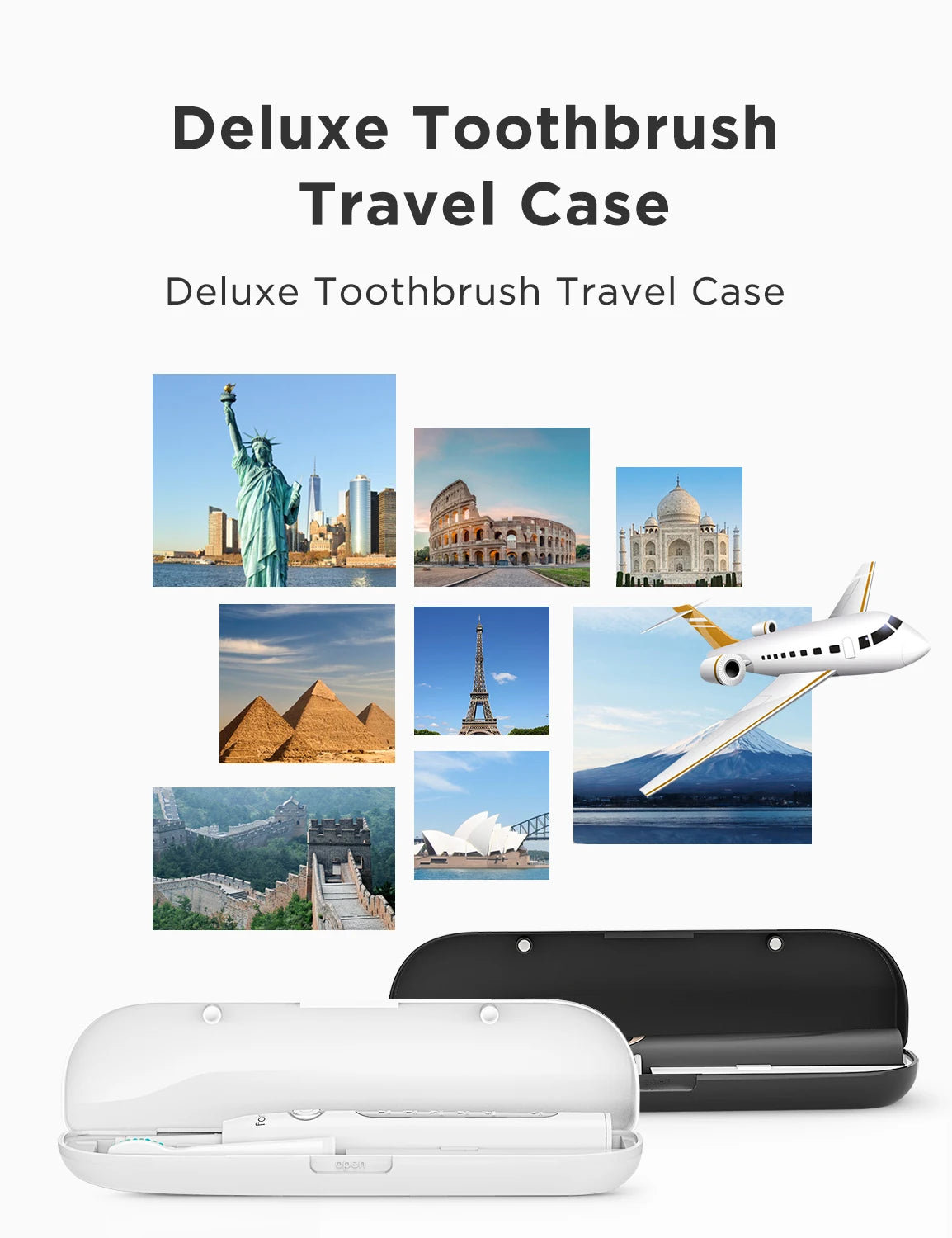 Fairywill Sonic Electric Toothbrush with Travel Case