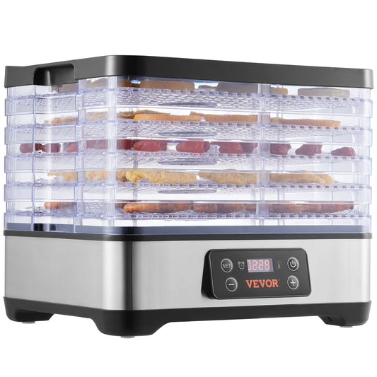 SucceBuy 5-Tray Electric Stainless Steel Food Dehydrator