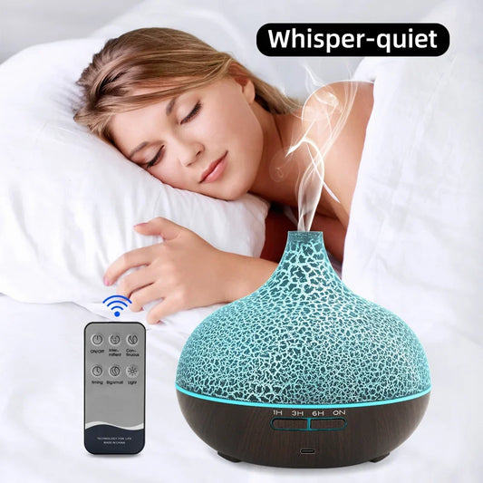 Ultrasonic Humidifier Diffuser with Remote Control