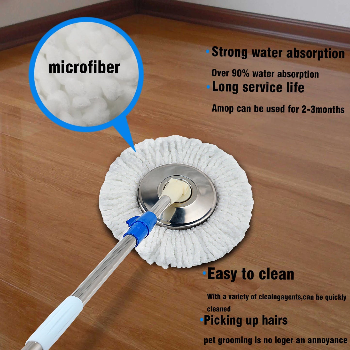 Spin Mop and Bucket Cleaning System