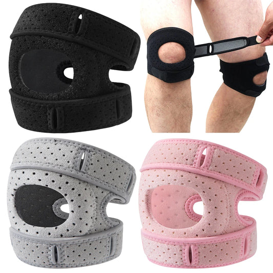 Adjustable Patella Knee Support Compression Sleeve Strap