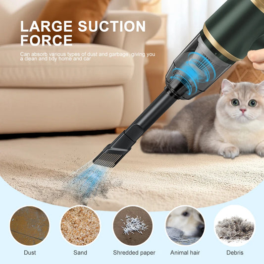 Cordless Portable Vacuum Cleaner with Rechargeable Lithium Battery