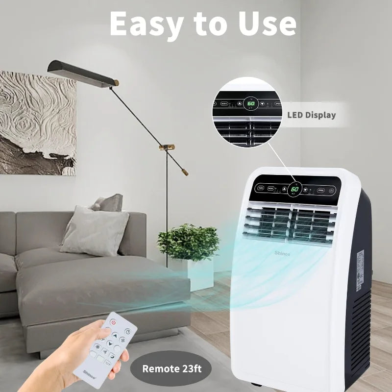 Shinco 8,000 BTU 3-in-1 Portable Air Conditioner