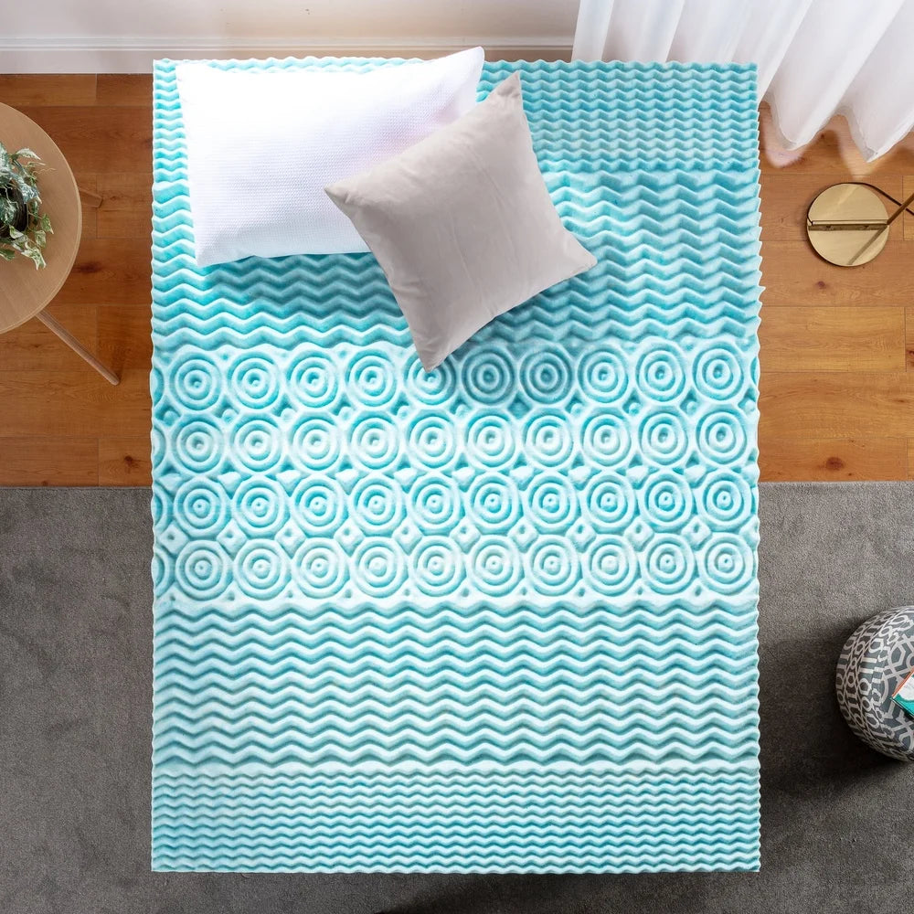 Twin Cooling Gel Memory Foam Mattress Topper