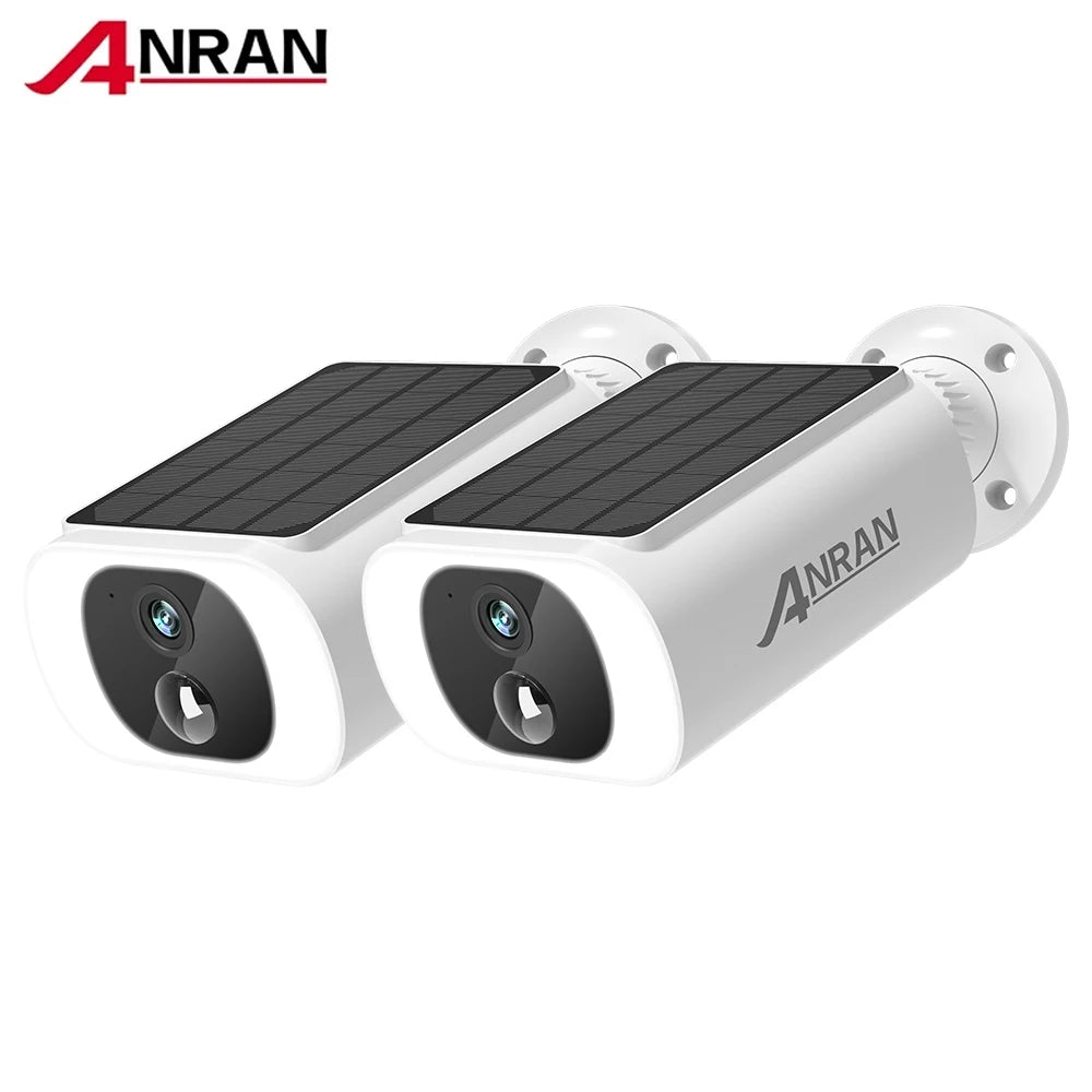 ANRAN Outdoor Solar WiFi Security Camera Set