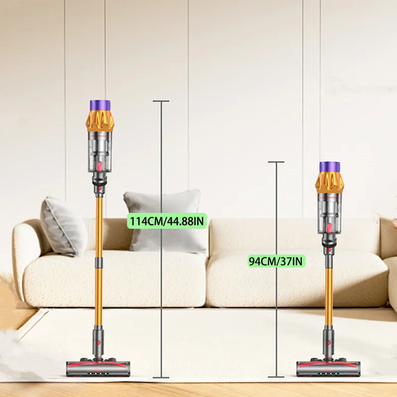 V18 Cordless Vacuum Cleaner 550W 45000PA – Ultra-Powerful Brushless Motor, Lightweight Handheld Stick Vacuum for Home Cleaning