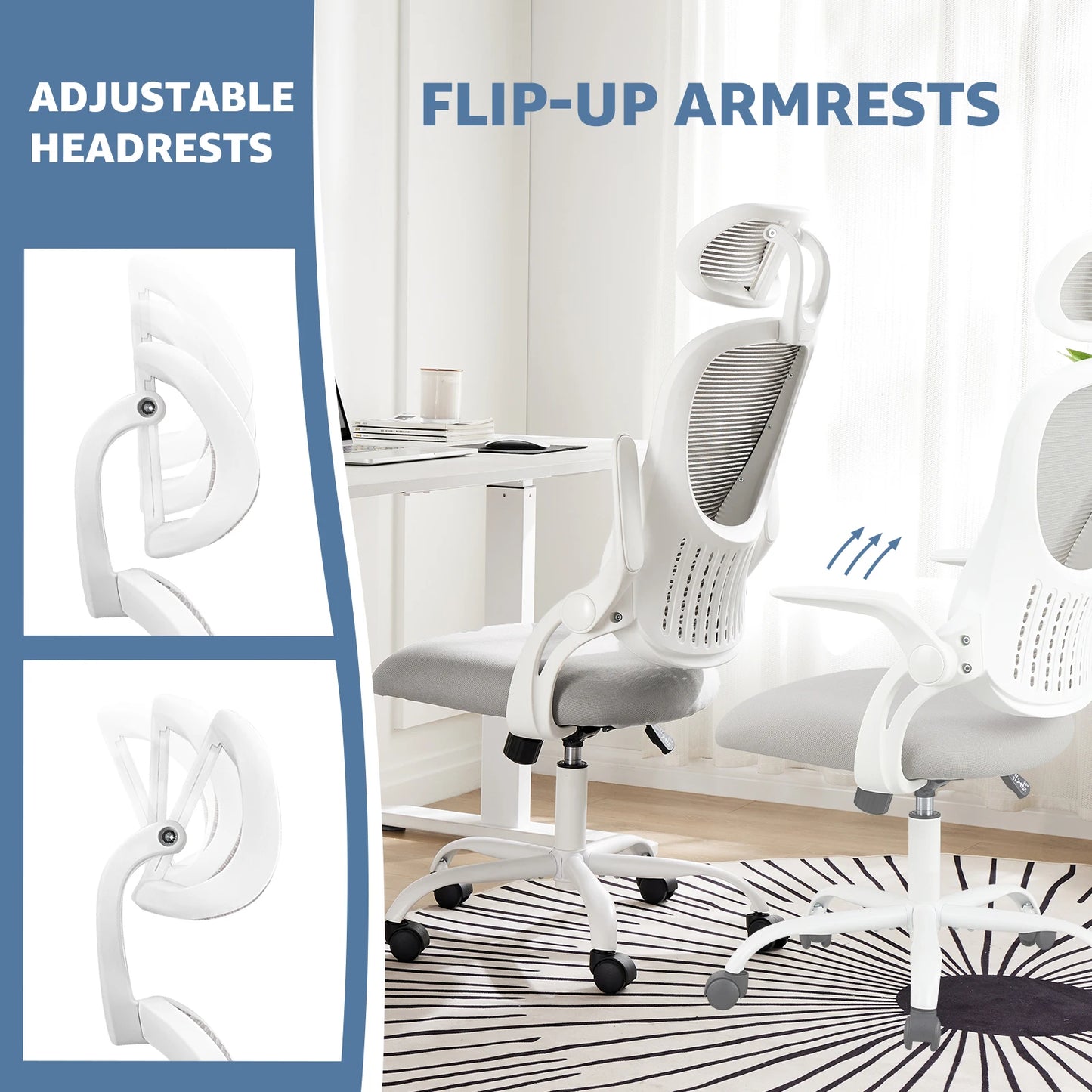 Ergonomic Mesh Office Chair with Lumbar Support