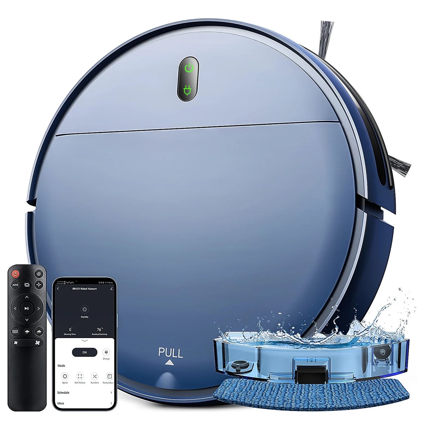 Saerke 2-in-1 Robot Vacuum Mop Cleaner