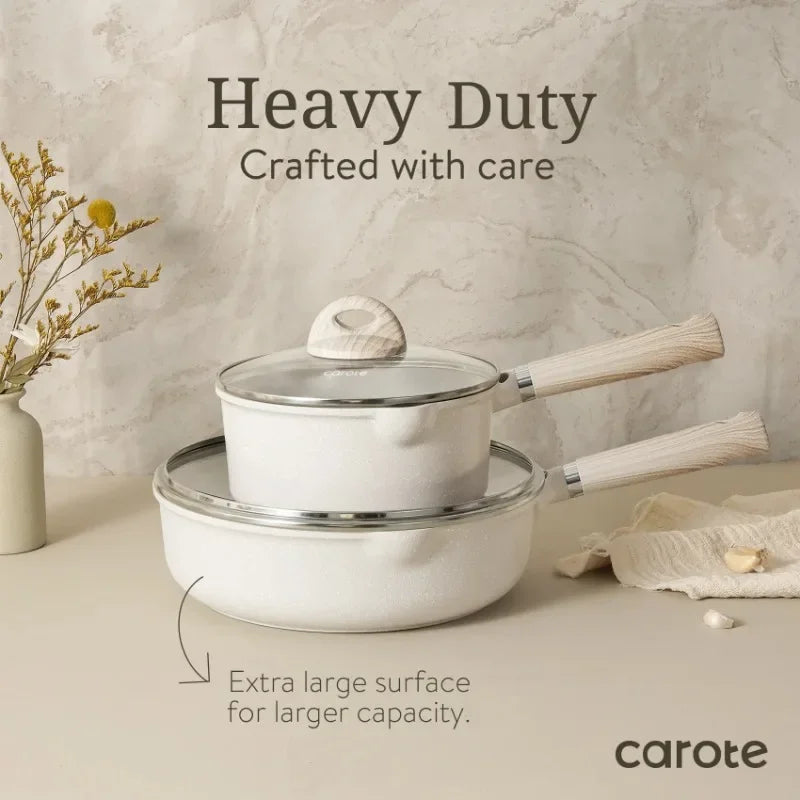 Carote Nonstick Induction Cookware Pots Set
