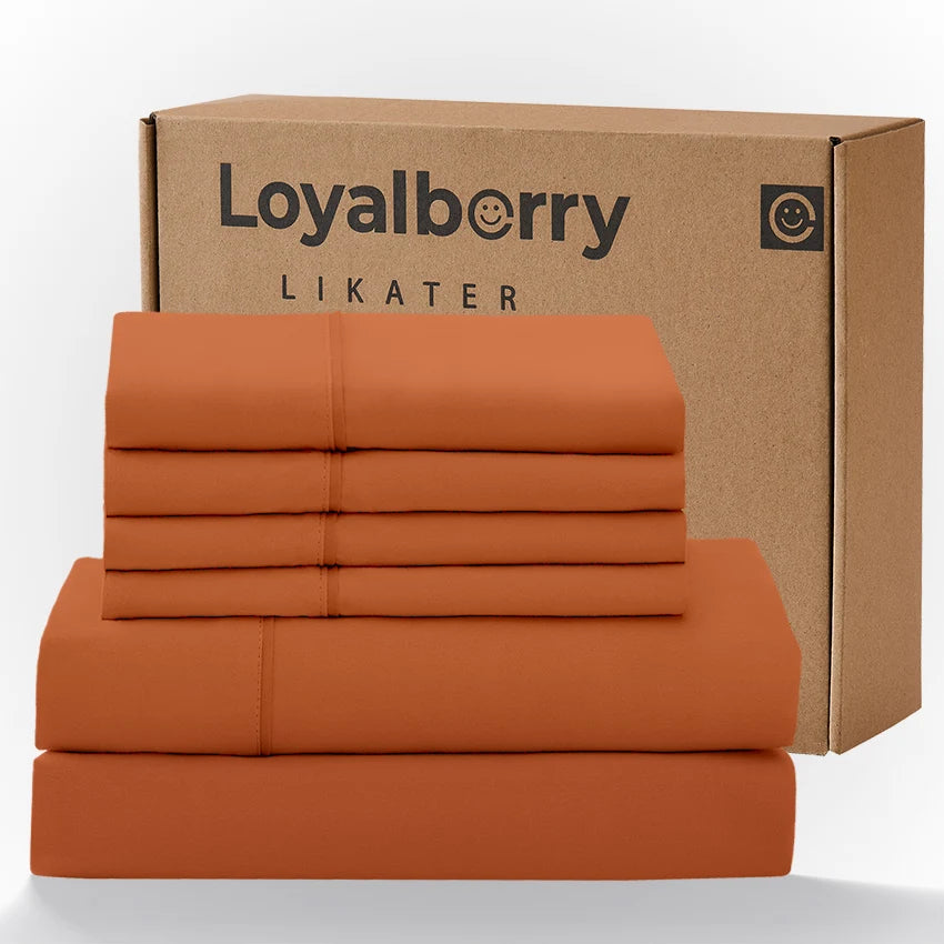Queen Size 4-Piece Bedding Set – Ultra Soft Double-Brushed Microfiber Bed Sheets with Deep Pocket Fitted Sheet (Fits Mattresses Up to 18"), Easy Care Hotel Luxury Bedding