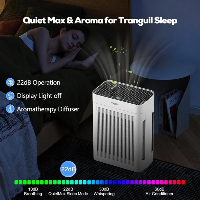 Large Room Air Purifier with PM2.5 Sensor