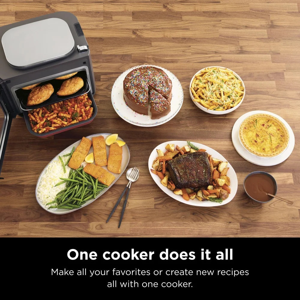 10-in-1 Stainless Steel Multicooker Air Fryer