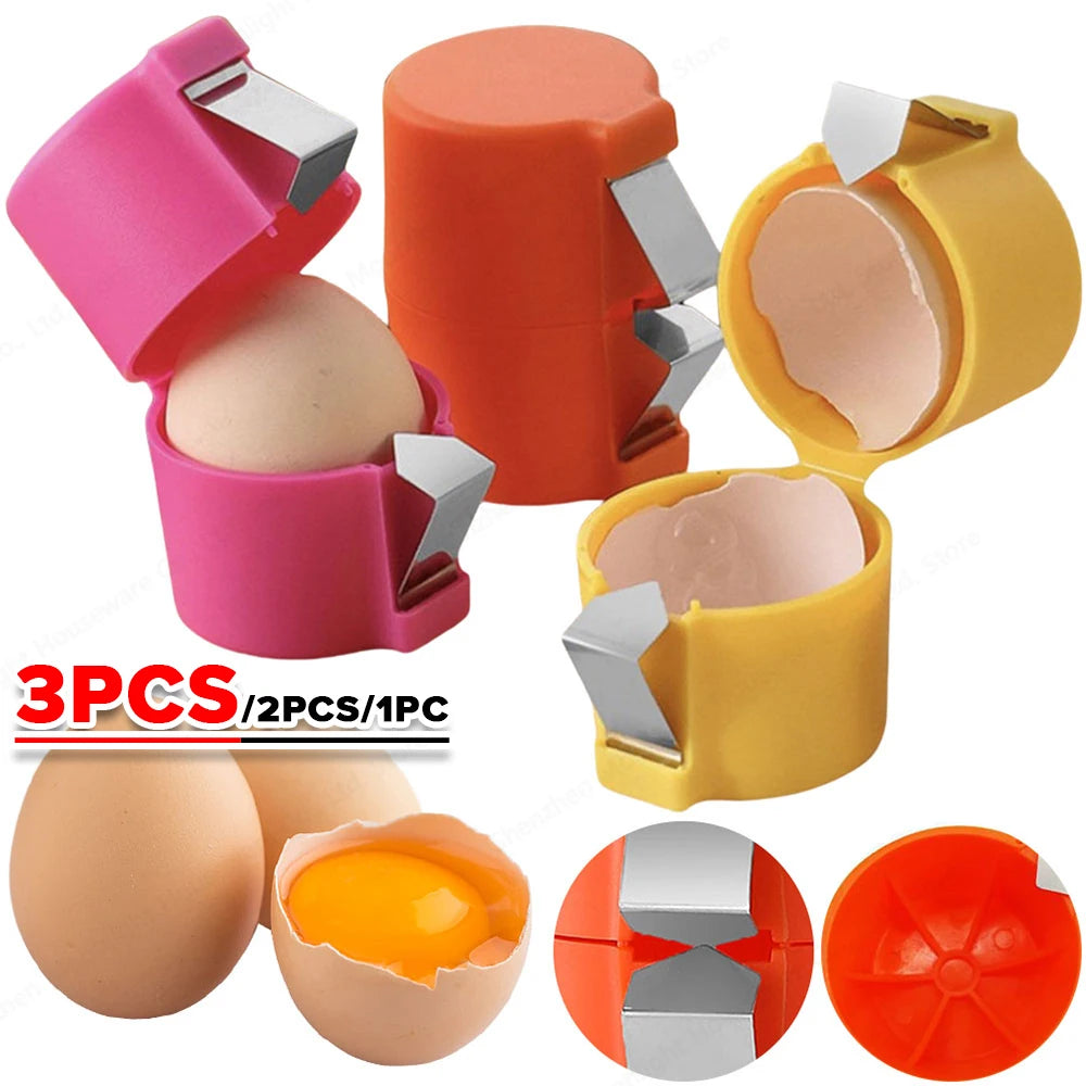 Egg Shell Opener and Separator