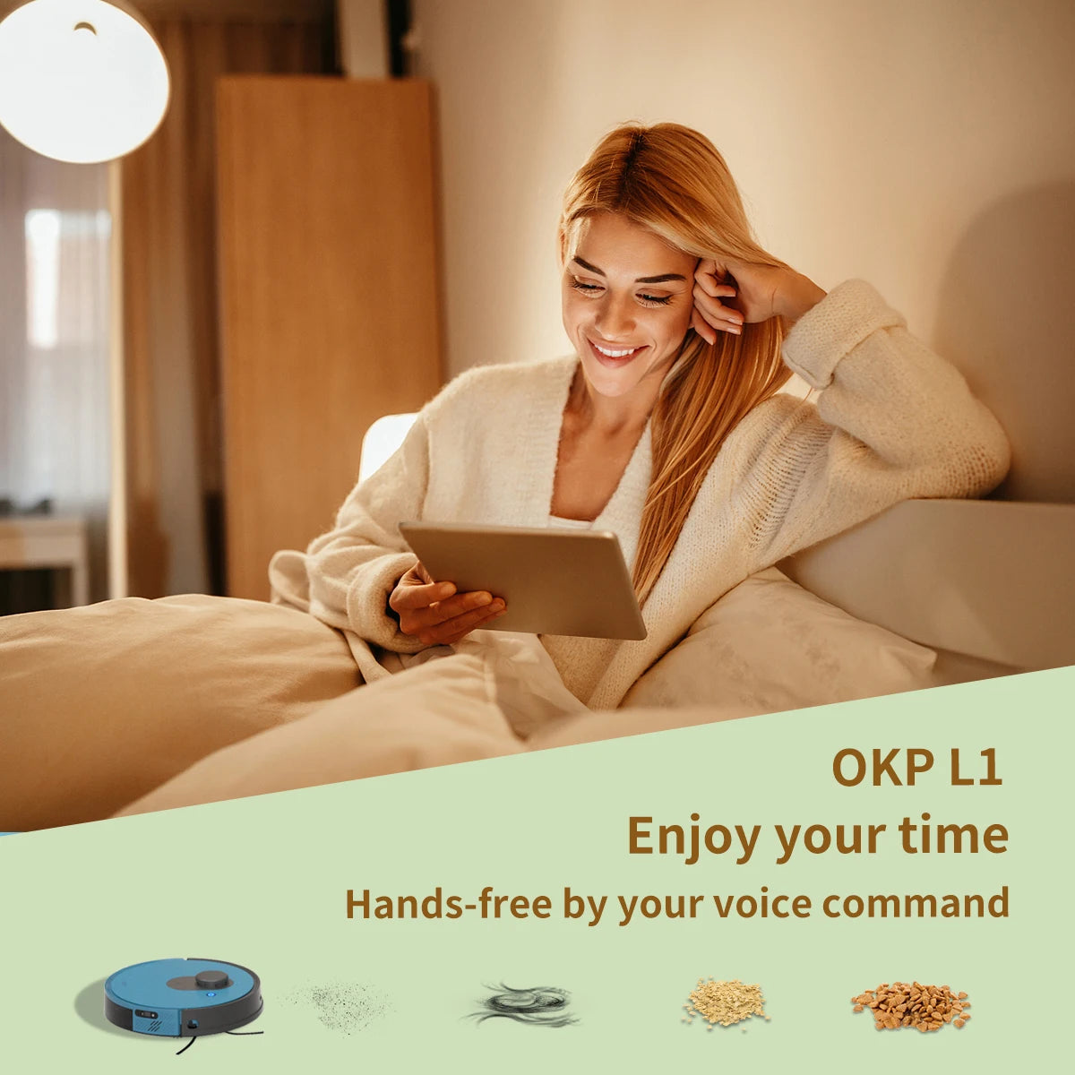 OKP L1 Robot Vacuum with Lidar Navigation