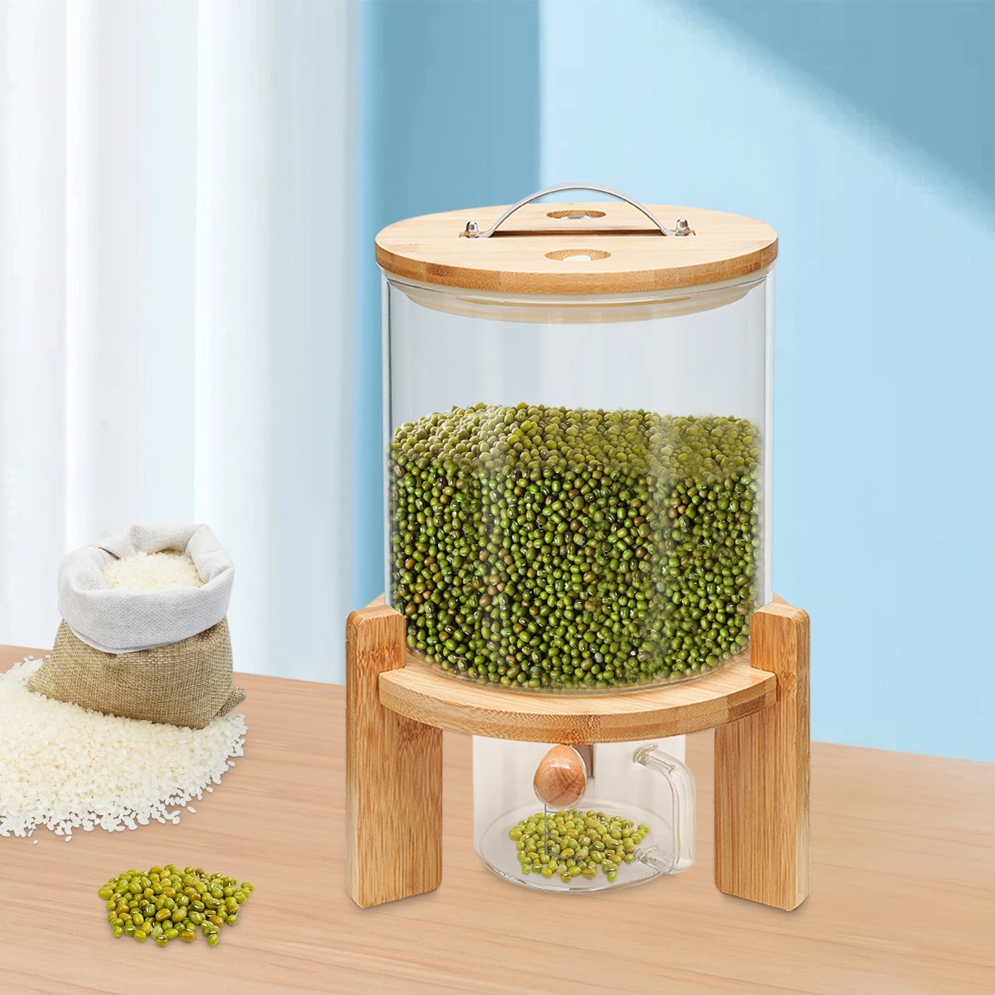 5L Cereal Dispenser for Pantry Storage
