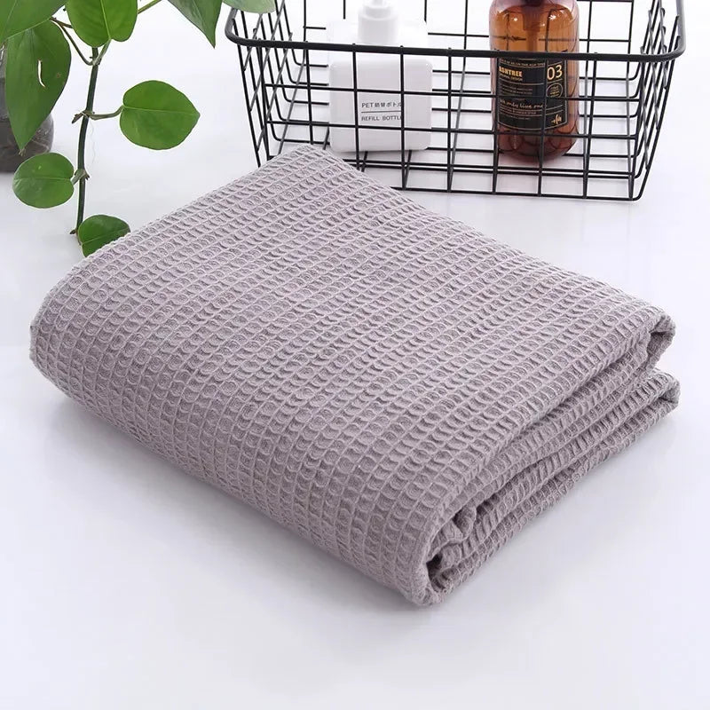 Cotton Beehive Lightweight Breathable Air Conditioning Blanket