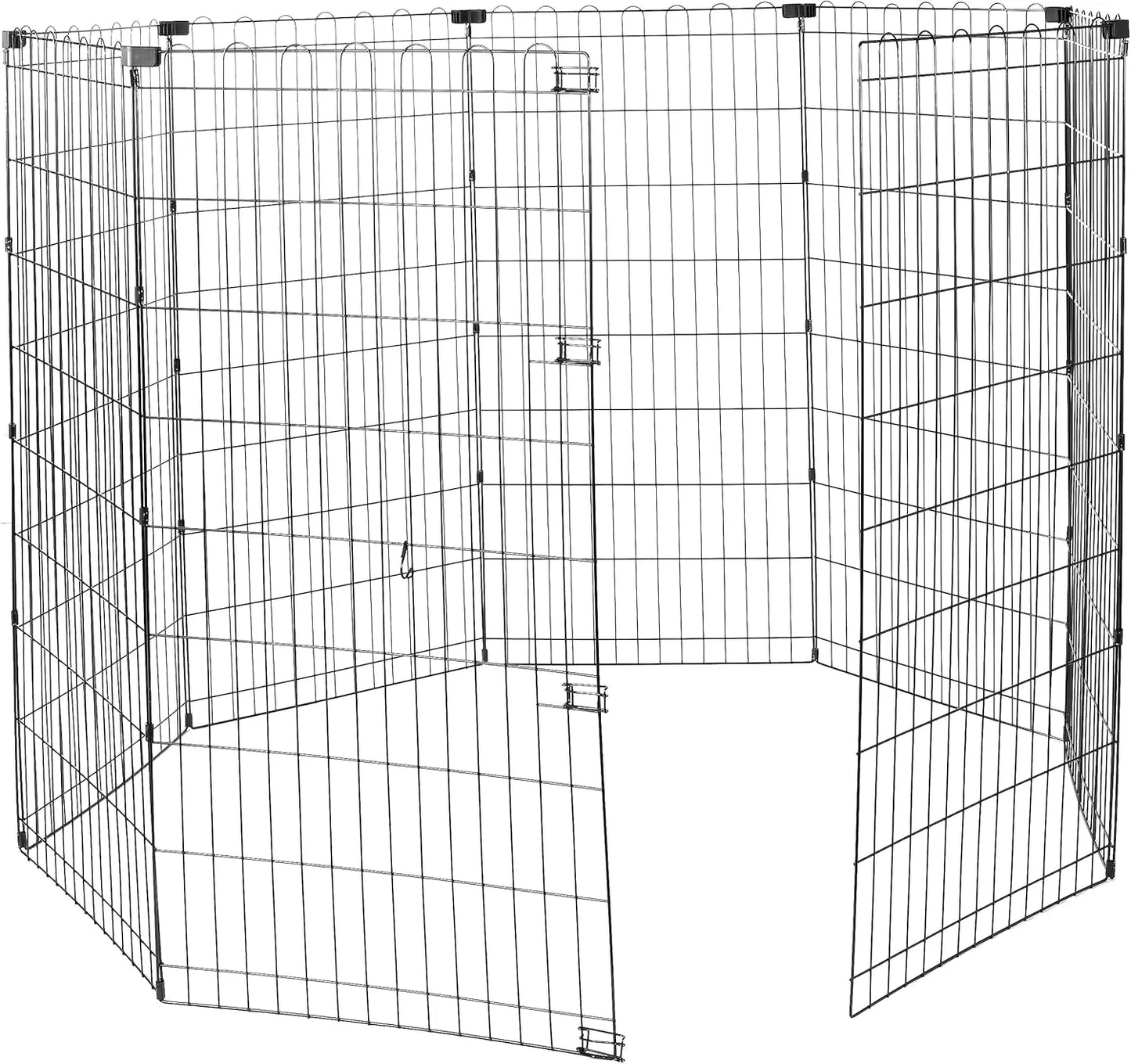 Foldable Metal Dog Playpen Indoor Outdoor Enclosure