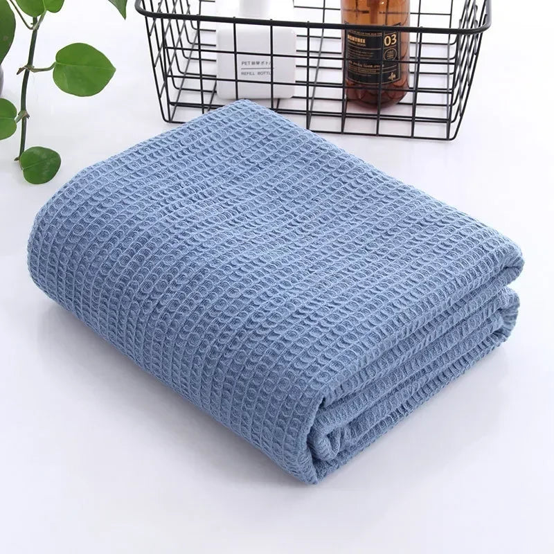 Cotton Beehive Lightweight Breathable Air Conditioning Blanket