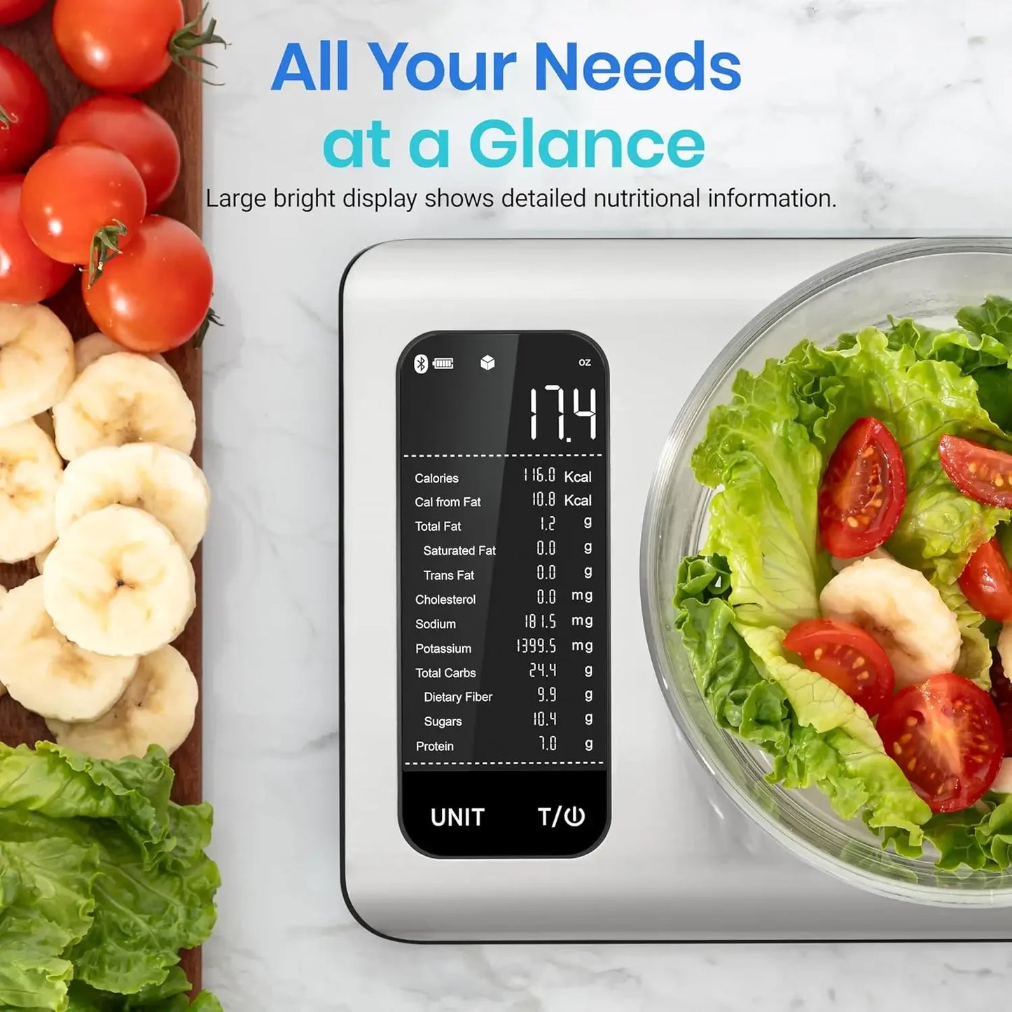 Smart Nutrition Food Scale with App