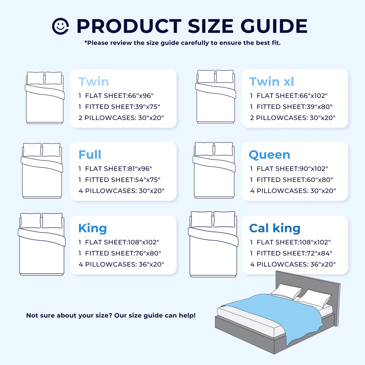 Queen Size 4-Piece Bedding Set – Ultra Soft Double-Brushed Microfiber Bed Sheets with Deep Pocket Fitted Sheet (Fits Mattresses Up to 18"), Easy Care Hotel Luxury Bedding