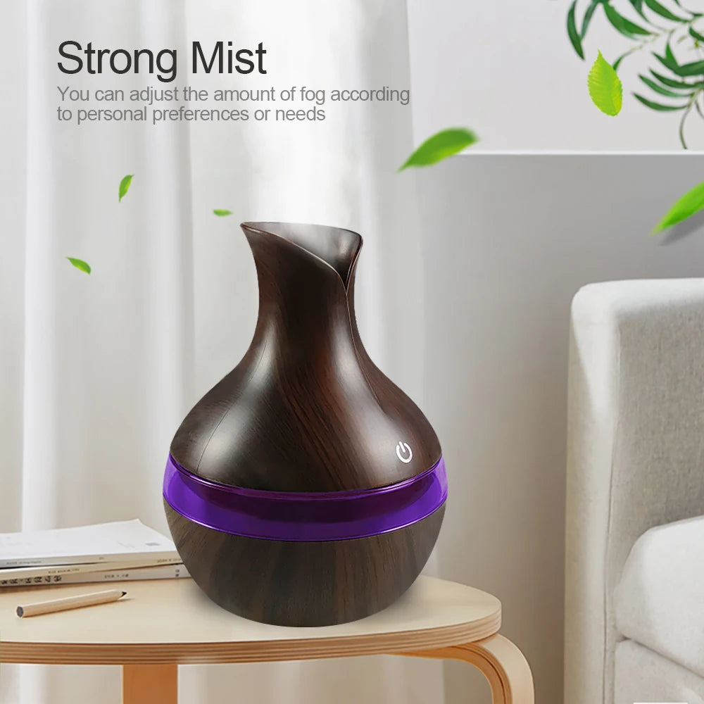 USB LED Aromatherapy Cool Mist Humidifier