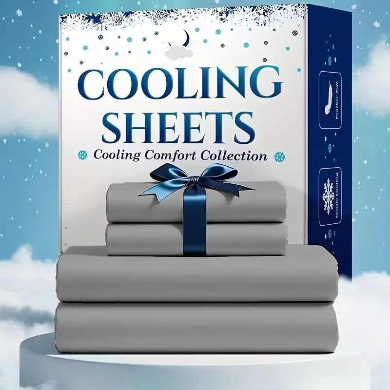 Bamboo Cooling Queen Size Sheet Set – 4-Piece/6-Piece Ultra Soft Breathable Bedding for Hot Sleepers, Deep Pocket Bed Sheets for Kids & Adults