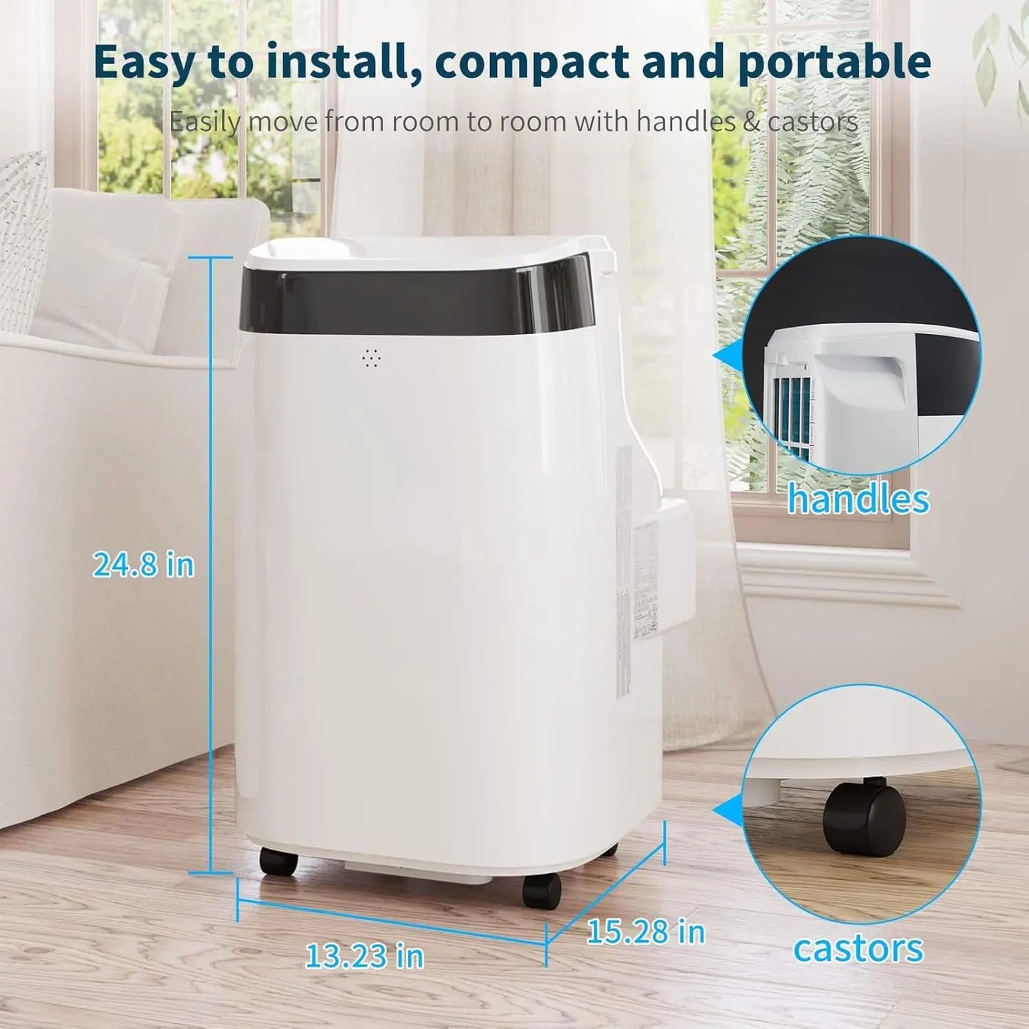 10,000 BTU 3-in-1 Portable Air Conditioner