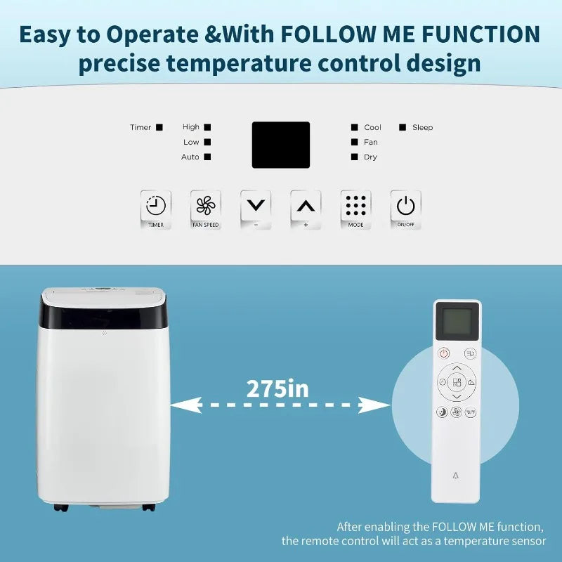 Jojoka 10,000 BTU Portable Air Conditioner Unit