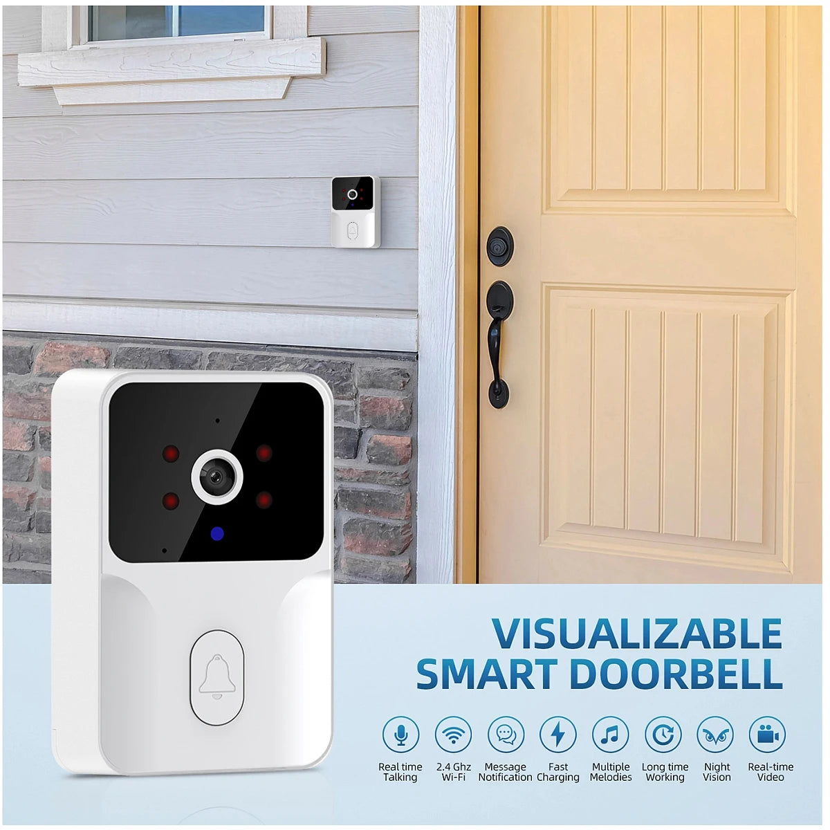 Tuya Smart HD Wireless Video Doorbell Camera