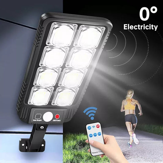 Solar Motion Sensor LED Outdoor Wall Light