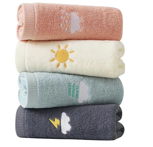 Set of 4 Soft Cotton Hand Towels