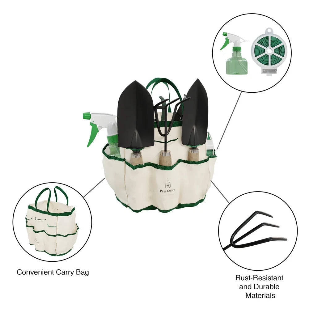 8 Piece Gardening Tool Set