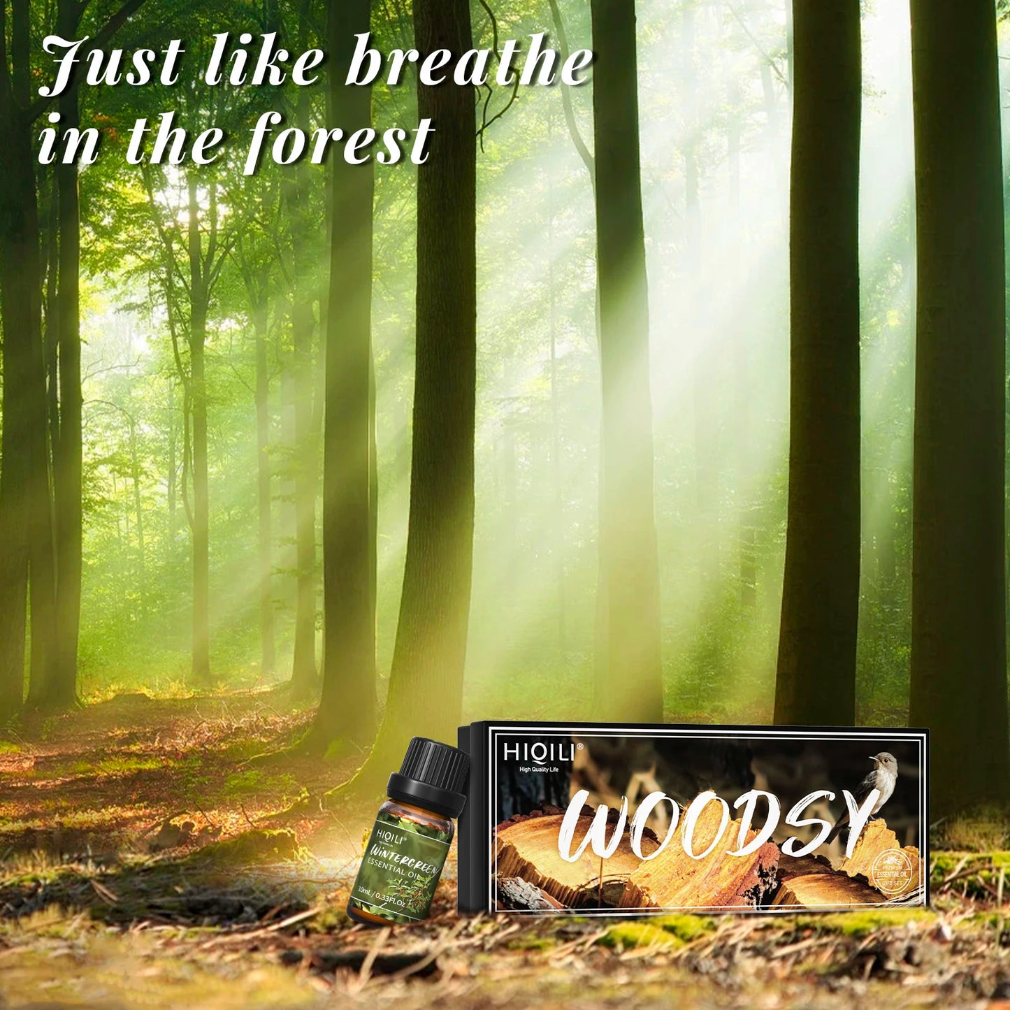 Woody Aromatherapy Essential Oils Set for Relaxationbath