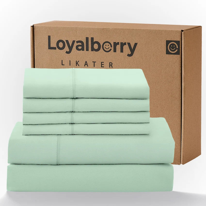 Queen Size 4-Piece Bedding Set – Ultra Soft Double-Brushed Microfiber Bed Sheets with Deep Pocket Fitted Sheet (Fits Mattresses Up to 18"), Easy Care Hotel Luxury Bedding