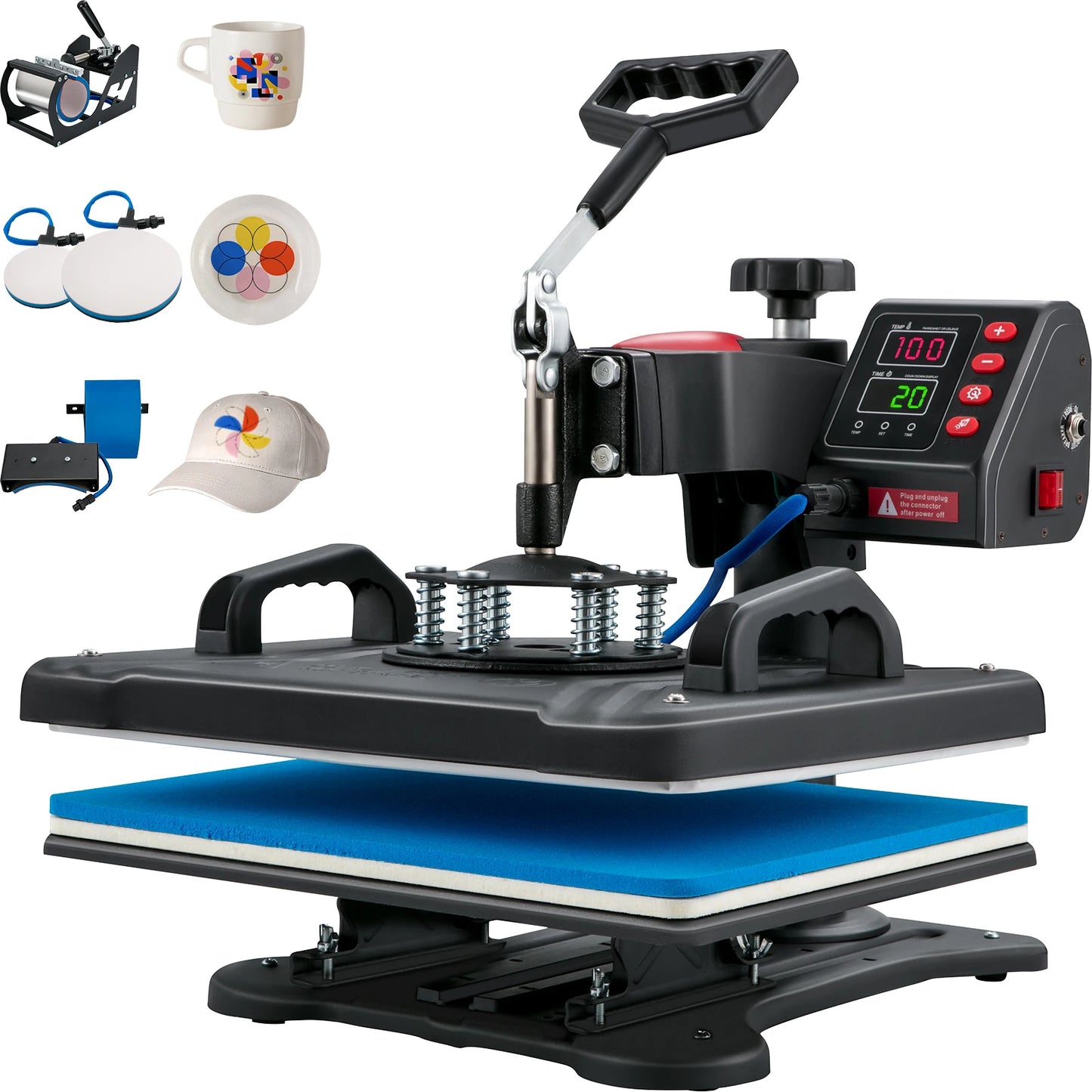 SucceBuy 5in1 Heat Press Machine Sublimation