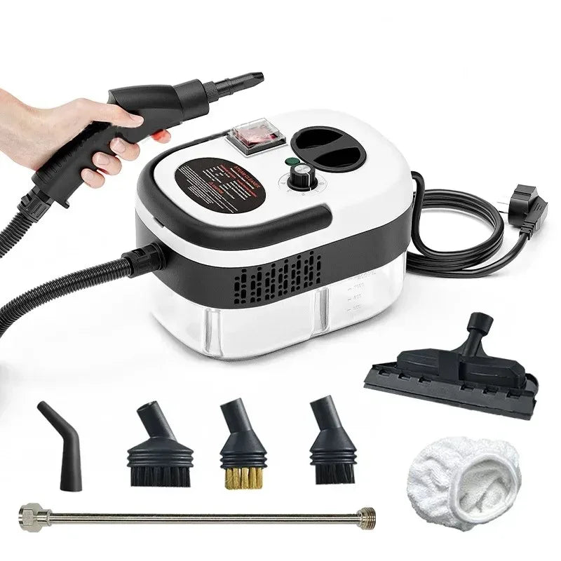 2500W High-Pressure Steam Cleaner – Portable Sterilizing Jet Washer for Home & Car