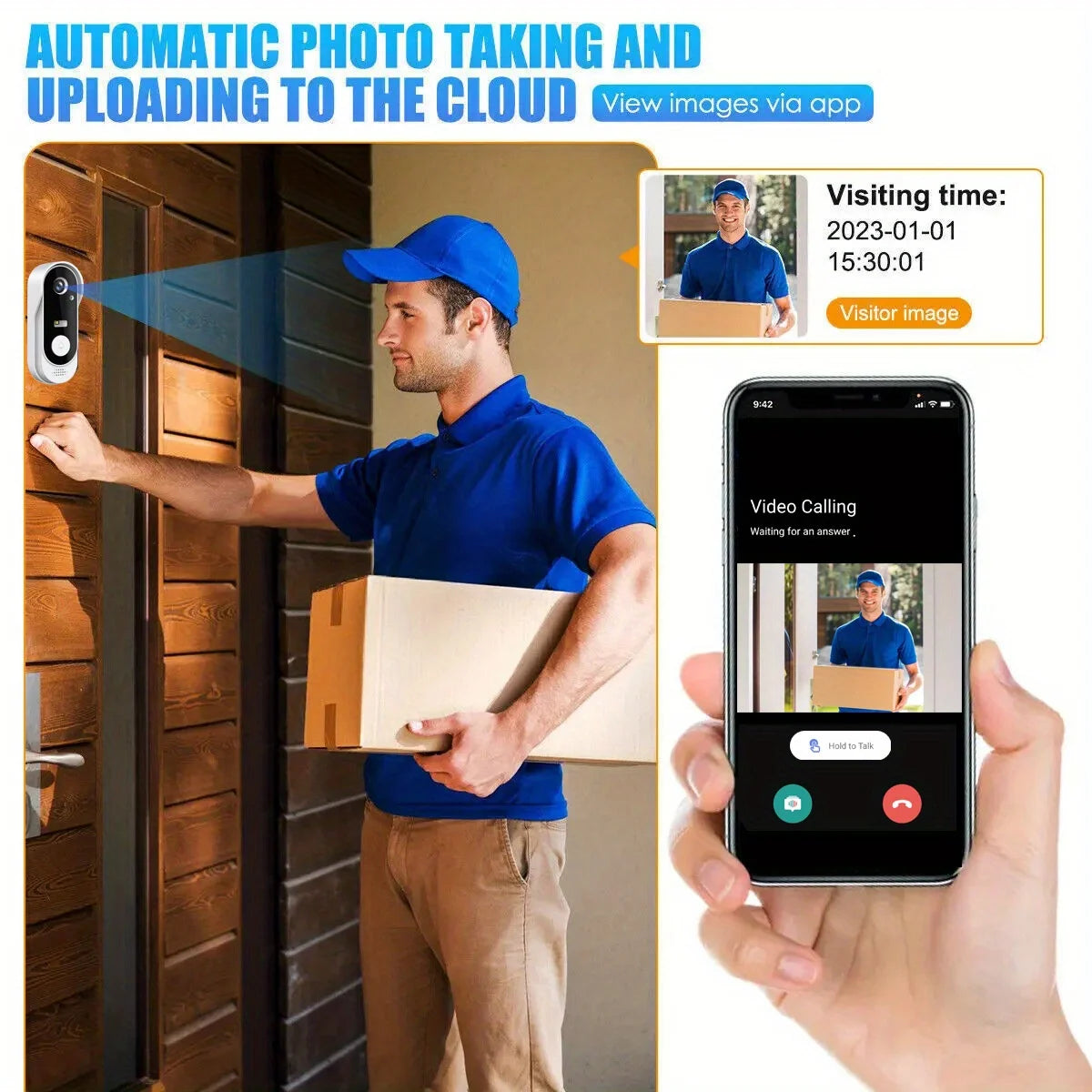 Tuya WiFi Video Doorbell with Camera