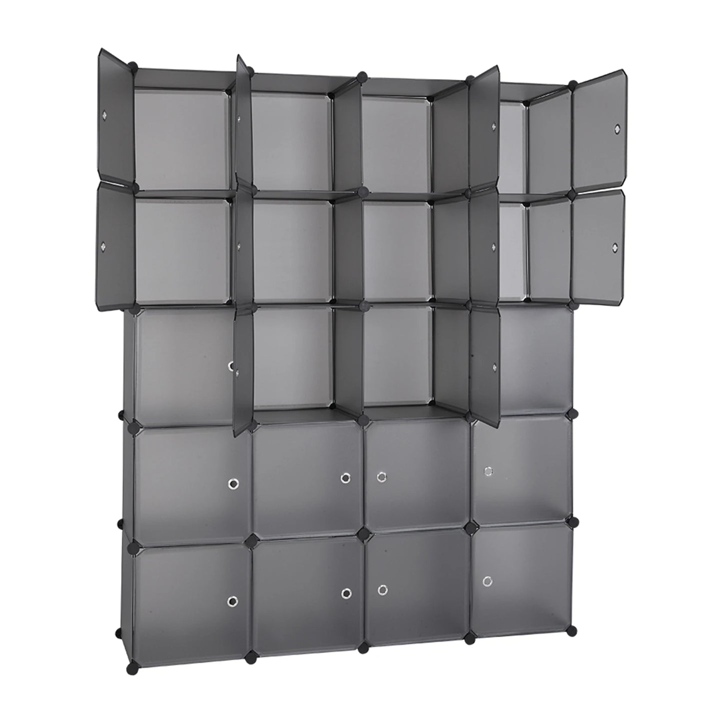 20-Cube Modular Stackable Storage Organizer