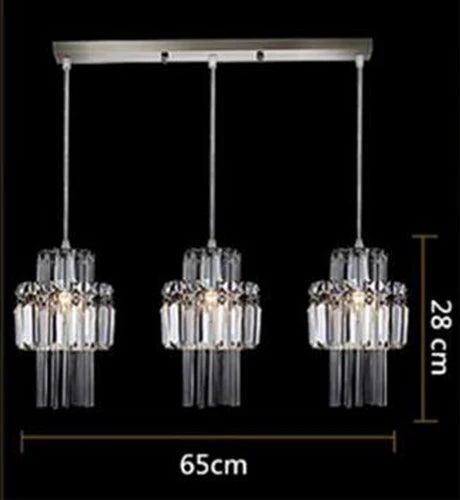 Elegant Crystal LED Chandelier Pendant Ceiling Light