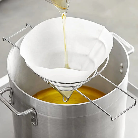 30 Pcs Disposable Fryer Oil Filter Cones